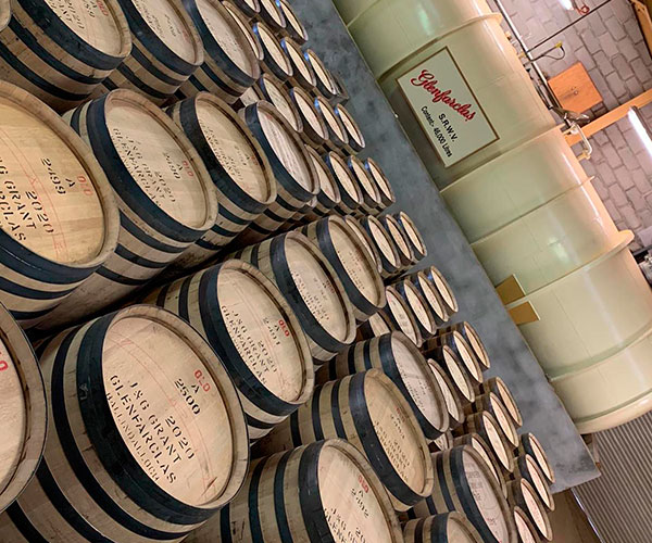 Хранение шотландского виски Glenfarclas на заводе