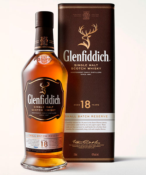 Бутылка скотча Glenfiddich