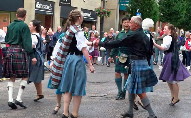 Фестиваль танцев в Шотландии