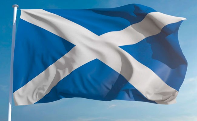 Национальный флаг Шотландии