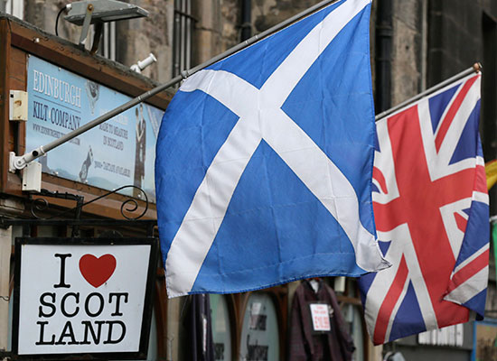 Флаг государства Шотландия