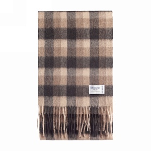3Картинка Шарф Big Check Natural Brown