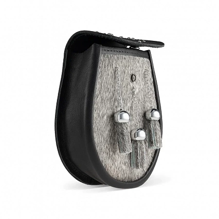 картинка GM Belt Semi Dress Sporran Embossed and Studded Bovine от магазина  Mykilt
