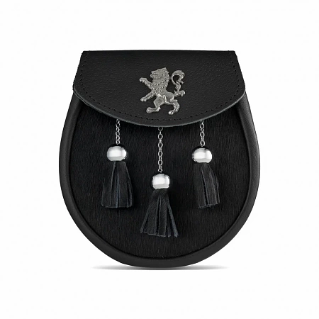 картинка GM Belt Semi Dress with Lion Mount Black от магазина  Mykilt