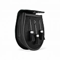 картинка GM Belt Semi Dress Sporran with Thistle Mount Bovine Black от магазина  Mykilt