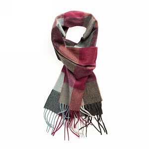 2Картинка Шарф Burgundy Check