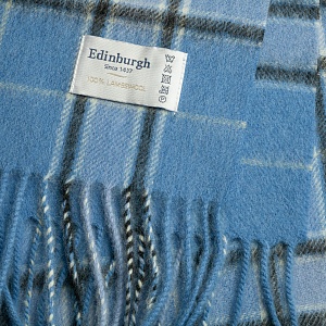 4Картинка Шарф Baby Blue Check