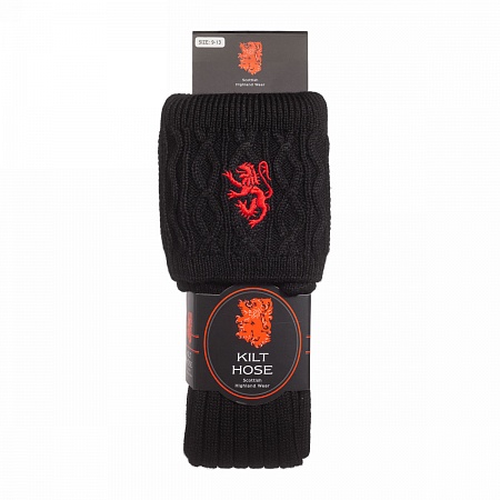 картинка Хосы Kilt Hose RED LION  BLACK от магазина  Mykilt
