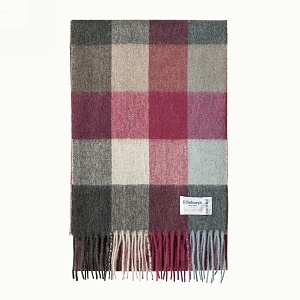 3Картинка Шарф Burgundy Check