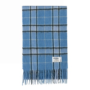 3Картинка Шарф Baby Blue Check